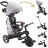 Tricycle Trike Explorer Deluxe 4 en 1 Noir/Gris Globber Produit 1