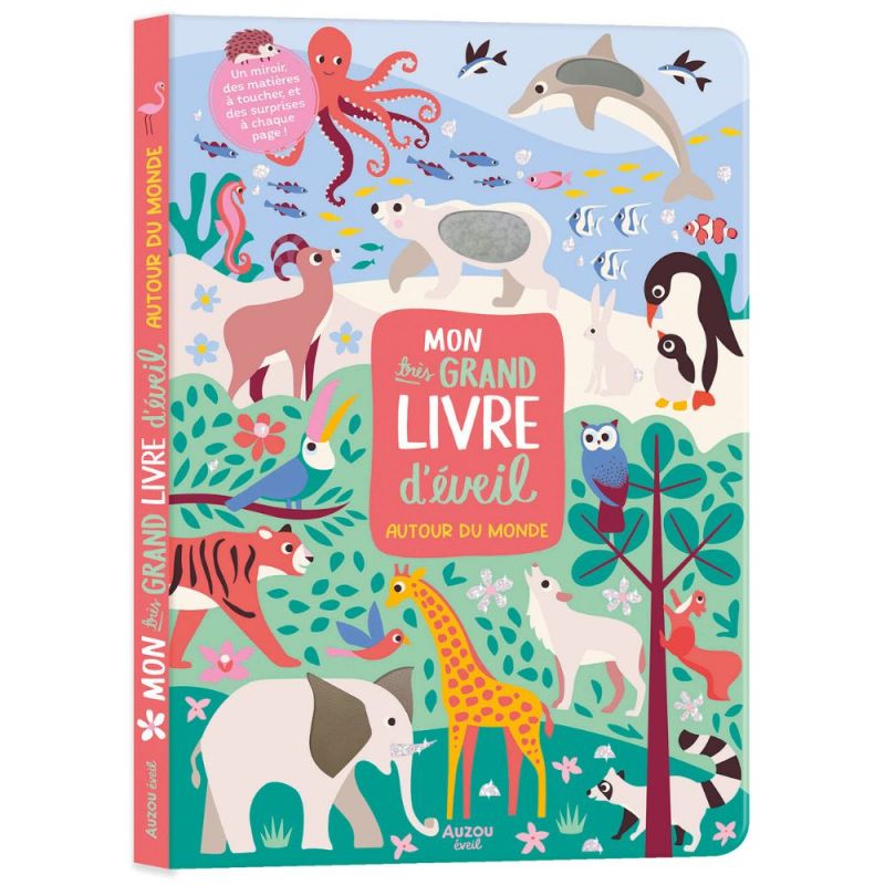 Mon très grand livre d'éveil Autour du monde - Reconditionné Auzou Editions Produit 1