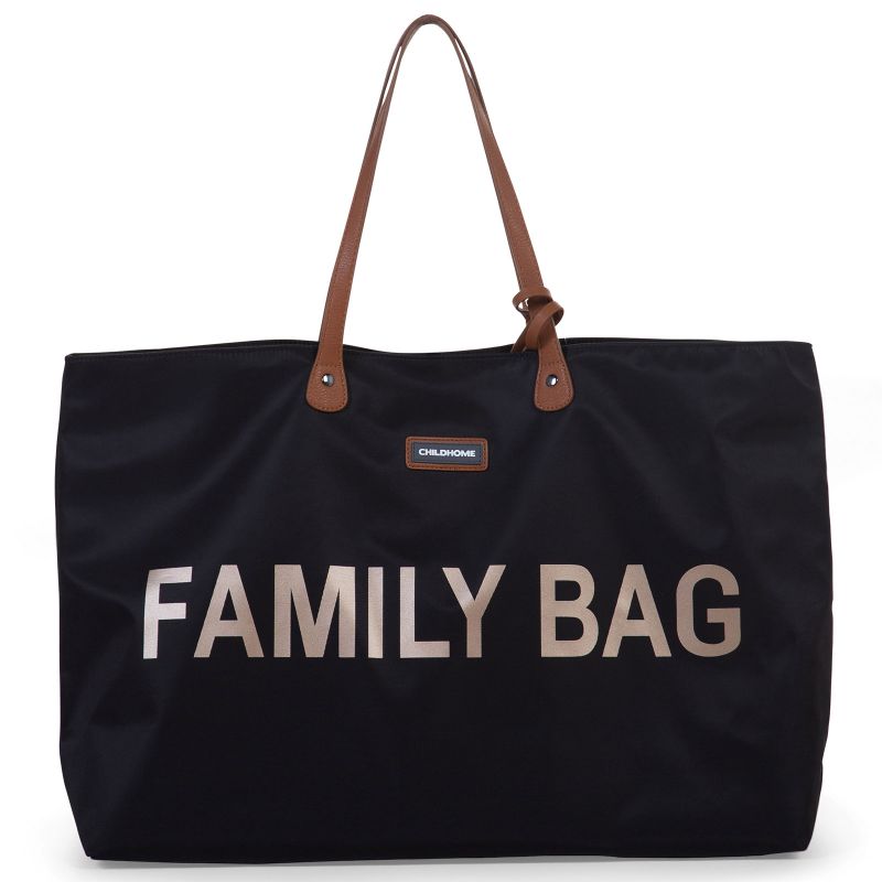 Sac à anses Family bag noir Childhome