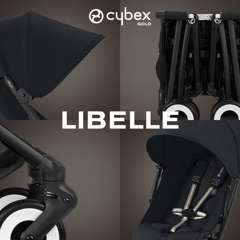 Poussette compacte Libelle Magic Black Cybex Ambiance 9
