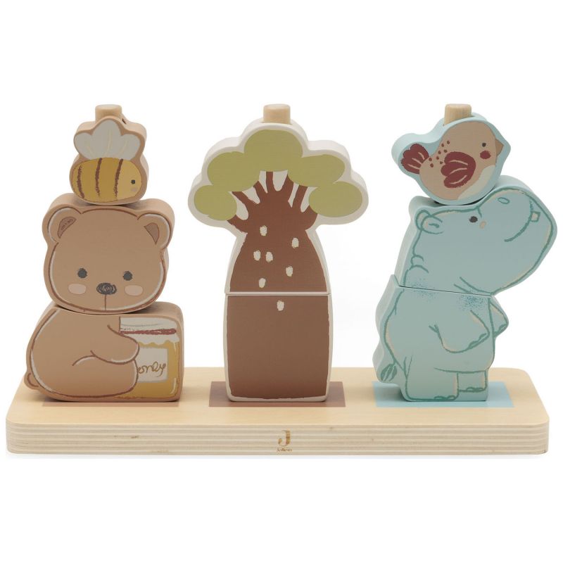 Jouet en bois empilable Jollies Jollein Produit 1