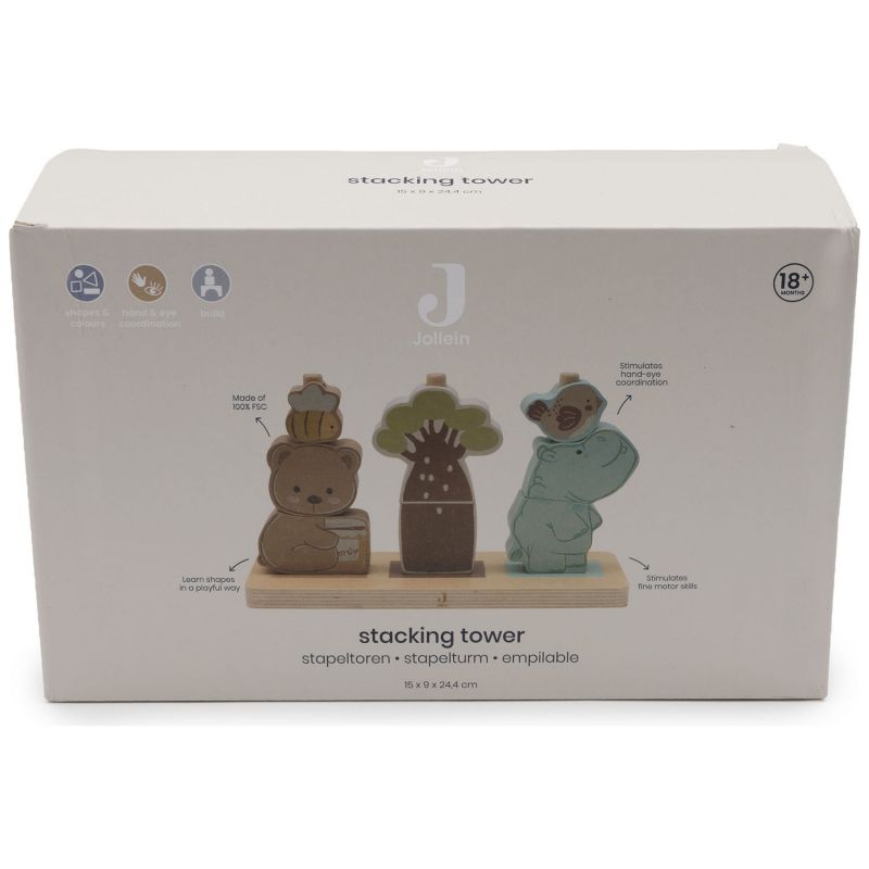 Jouet en bois empilable Jollies Jollein Packaging 9