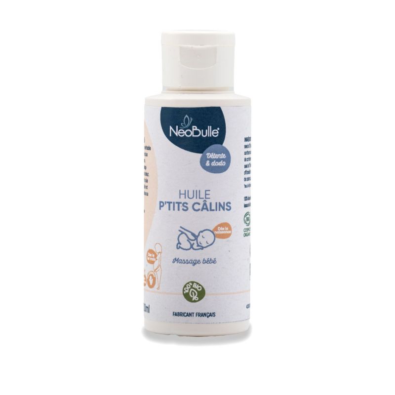 Huile P'tits Câlins massage bébé (100 ml) NéoBulle Produit 1