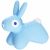 Variation Bleu du produit Ballon sauteur Hoppi Lapin Bleu de la marque Quut