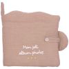 Livre album photos nuage (pour 10 photos 10 x 15) gaze de coton Mocha BB & Co Produit 1