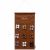 Variation Marron du produit Porte-barrettes Gaze Caramel (personnalisable) de la marque Atelier Wagram