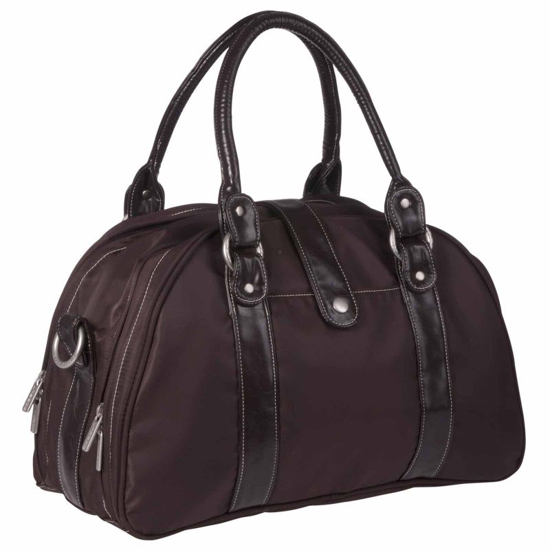 Sac à langer épaule satiné chocolat Lässig