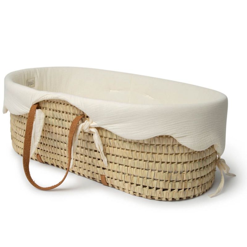 Drap housse pour couffin Ivory Powder (75 x 30 cm) Babyshower Ambiance 2
