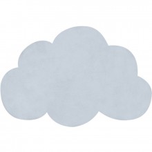 Tapis coton nuage bleu clair (64 x 100 cm)  par Lilipinso
