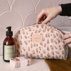 Trousse de toilette imperméable Hyde Park Leonie Latte