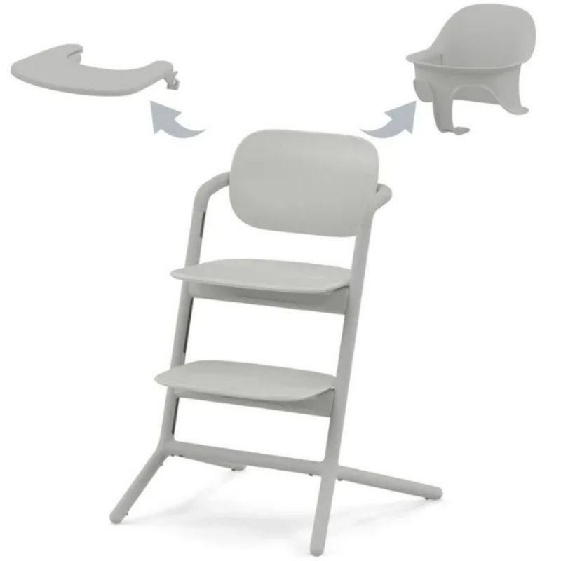 Chaise haute évolutive 3 in 1 Lemo 2 Suede Grey Cybex Produit 1