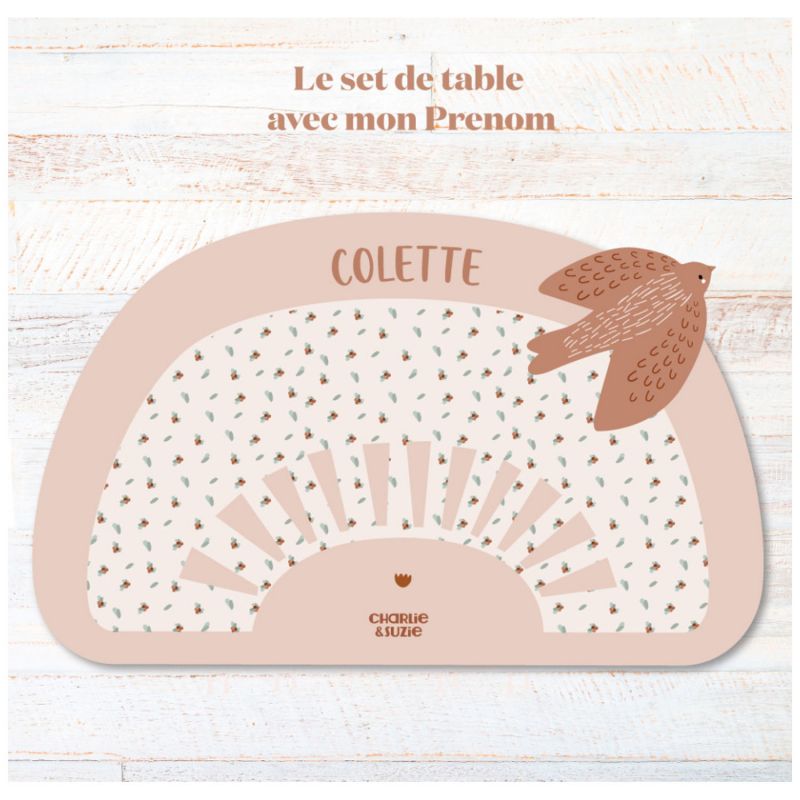 Set de table Paloma Baies sauvages personnalisable Charlie et Suzie Ambiance 1