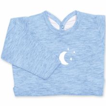 Pyjama léger jersey Bmini bleu lune jerry (3-6 mois : 60 à 67 cm)  par Bemini