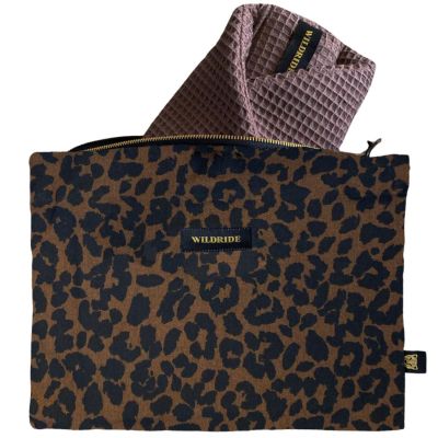 Pochette Leopard Marron Wildride