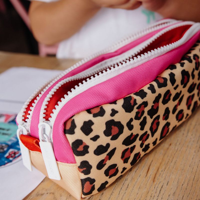 Trousse double compartiment Léopard Hello Hossy Ambiance 6
