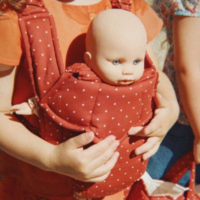 Porte-bébé pour poupée Fraise à pois