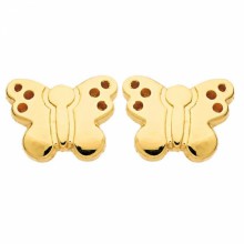 Boucles d'oreilles Papillon (or jaune 750°)  par Berceau magique bijoux