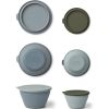 Lot de 2 pots de conservation Dale Blue multi mix  par Liewood