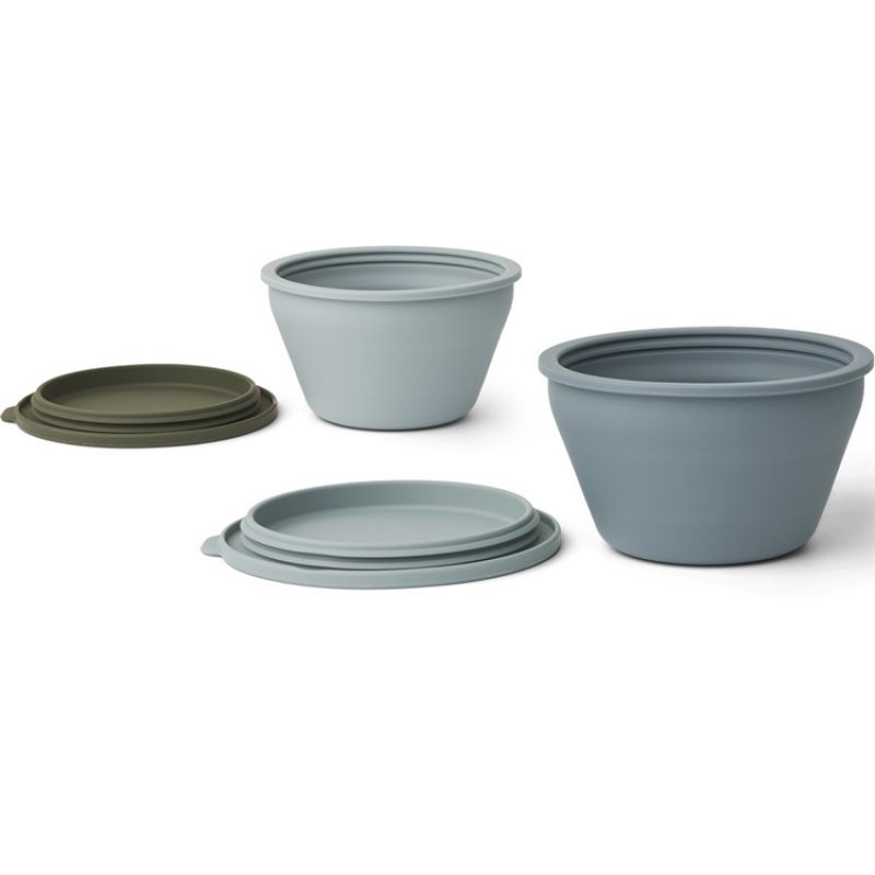 Lot de 2 pots de conservation Dale Blue multi mix Liewood
