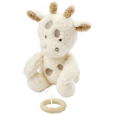 Peluche musicale Girafe écru (32 cm) - Nattou