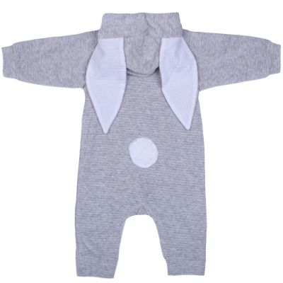 Combinaison En Velours Lapin Gris Chine 6 12 Mois