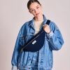 Sac banane L Sasha Navy Blue  par Hindbag