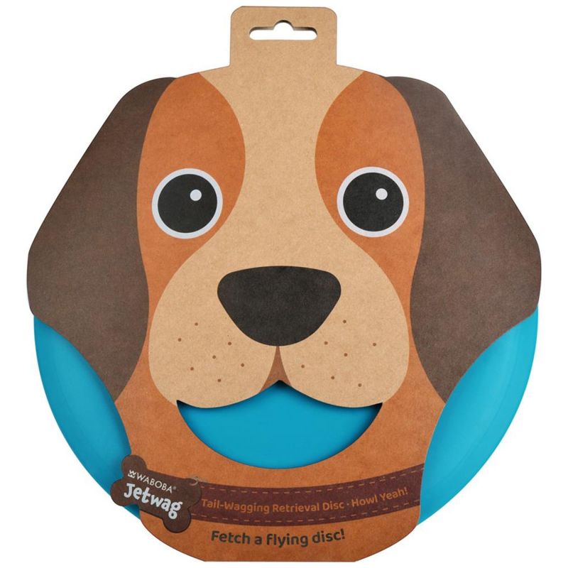 Frisbee en caoutchouc pour chien Jetwag (20 cm) Waboba Packaging 5