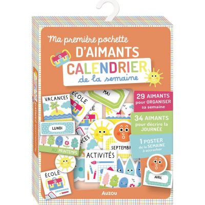 Ma pochette d'aimants Calendrier de la semaine  par Auzou Editions