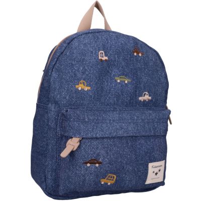 Sac à dos enfant Blossom et Bows Véhicules bleu denim (31x26 cm)
