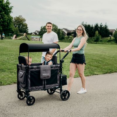 Chariot de transport enfant W2 Elite Charcoal Gray (2 places)