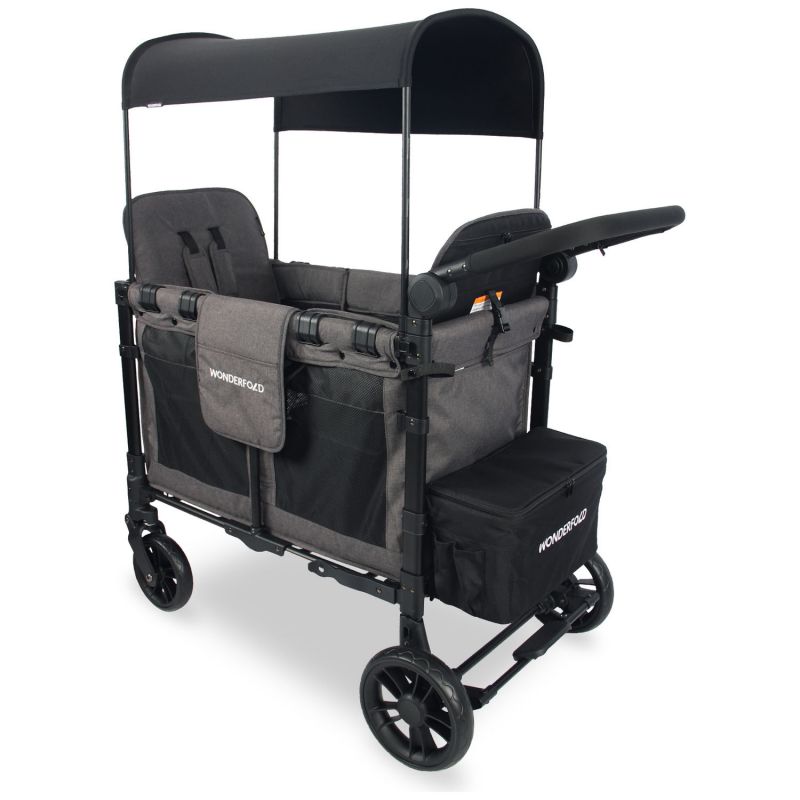 Chariot de transport enfant W2 Elite Charcoal Gray (2 places) Wonderfold Produit 4