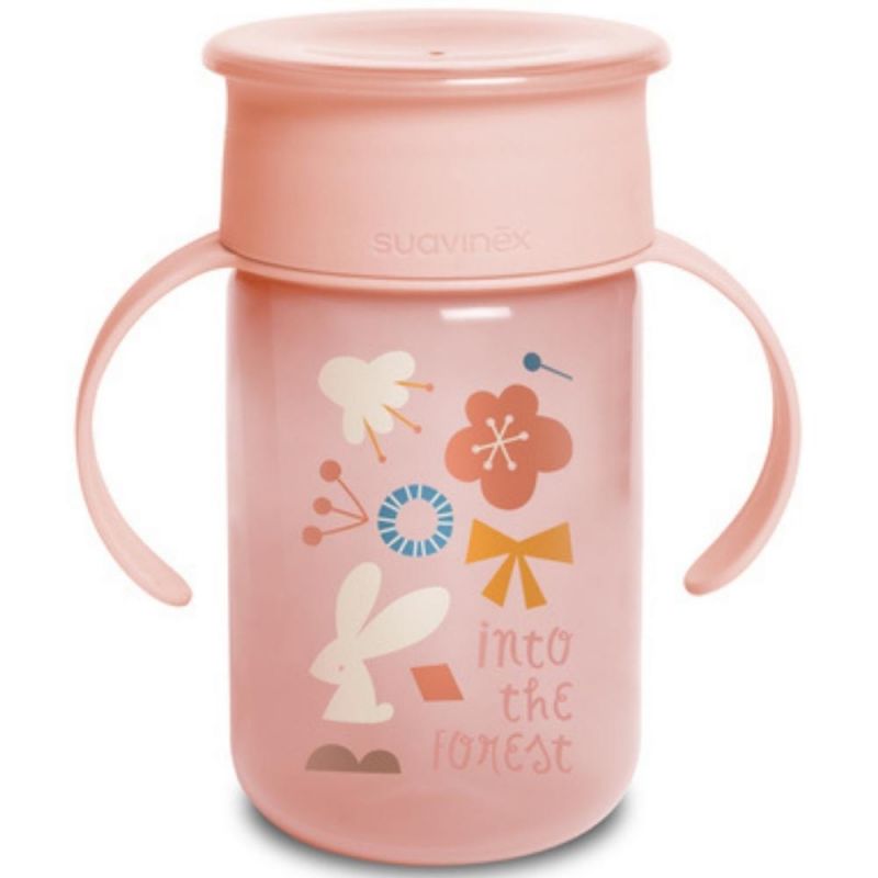 Tasse d'apprentissage 360° Into the forest rose (340 ml) Suavinex Produit 2