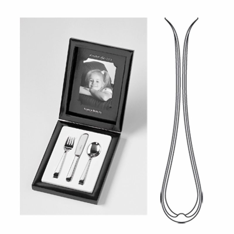 Coffret couverts Classic-Faden 3 pièces (argent massif 925°) Robbe & Berking
