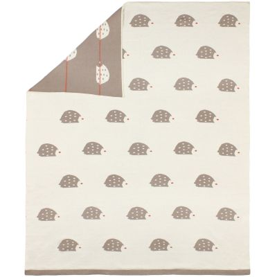 Couverture bébé hérisson en jacquard de coton (80 x 100 cm) Art for Kids