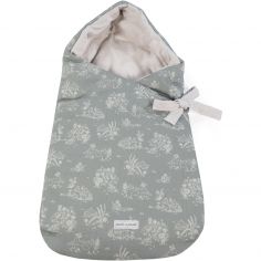 Nid d'ange avec capuche Toile de Jouy Forest - Pasito a pasito