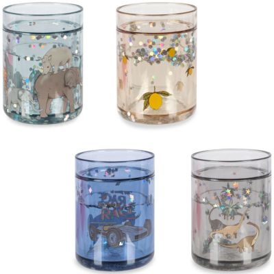 Lot de 4 gobelets Glitter dinosaure Konges Slojd