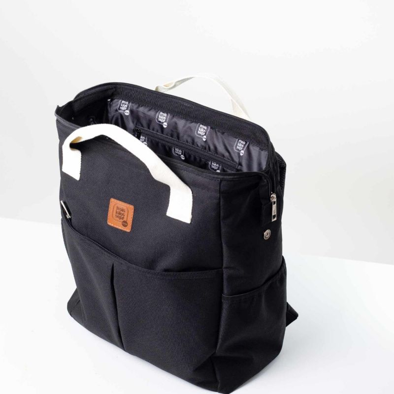 Sac à dos à langer Noir Trois Kilos Sept Ambiance 7