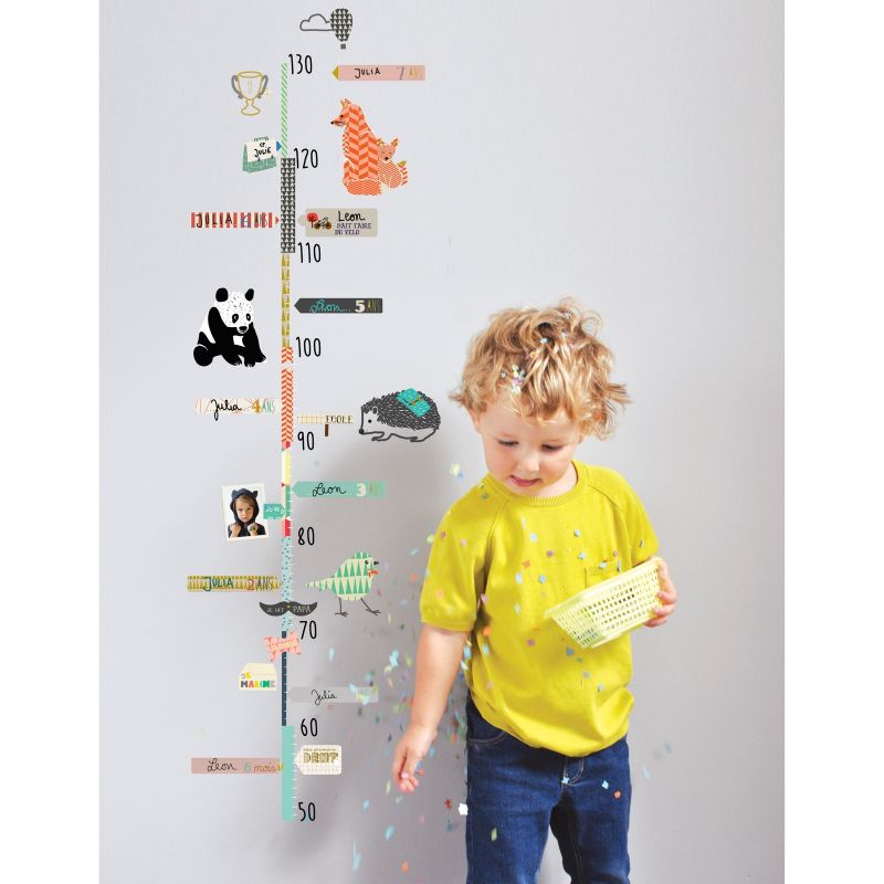Sticker toise animaux Mimi'lou