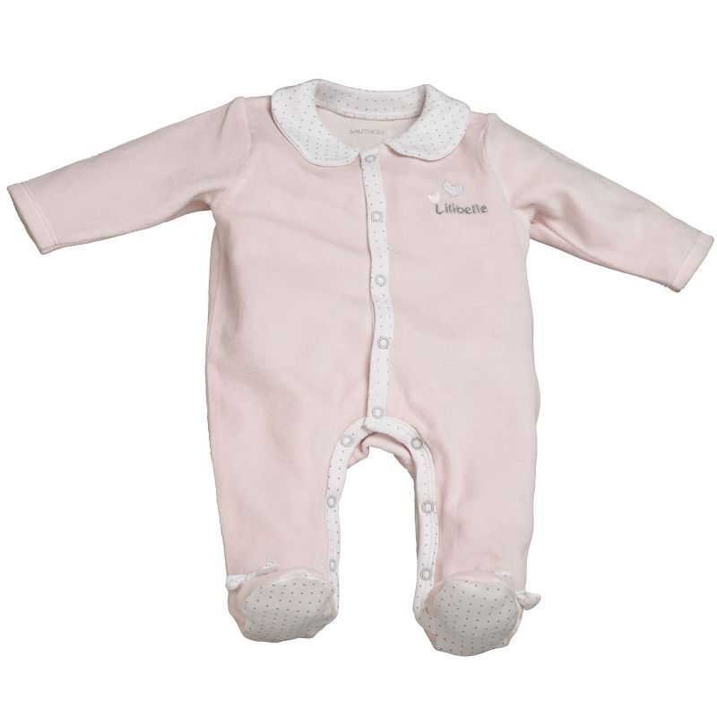 Pyjama chaud Lilibelle rose (Naissance) Sauthon