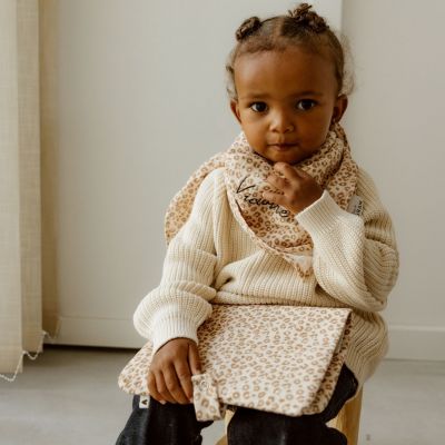 Protège carnet de santé Gaze Léopard (personnalisable)