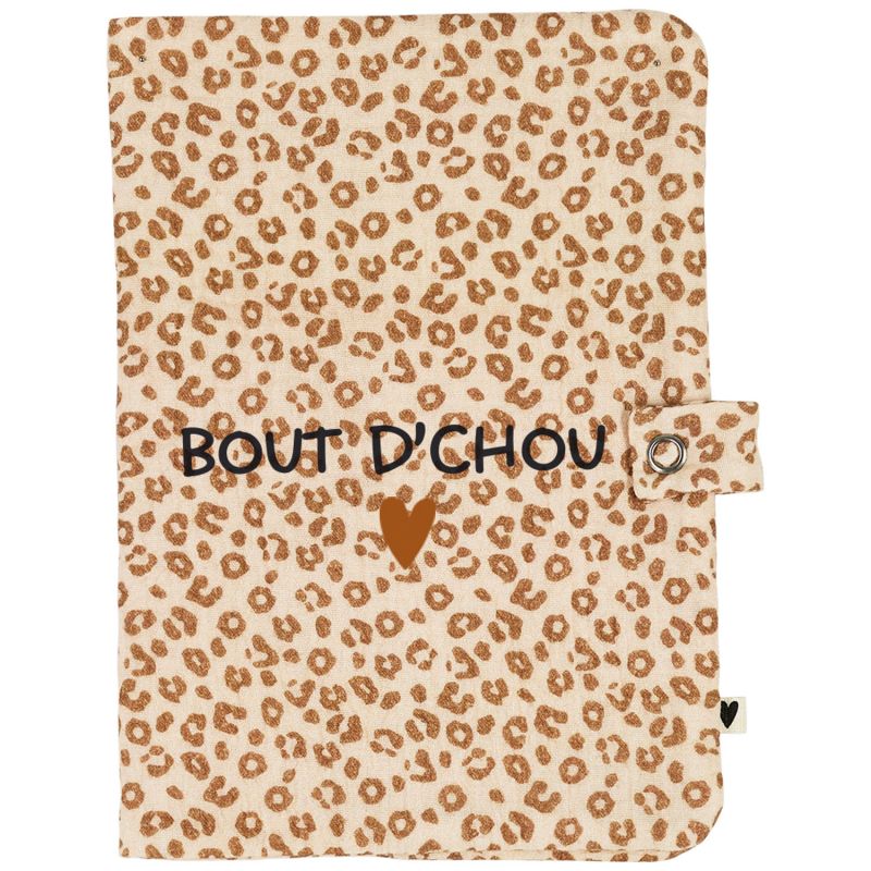 Protège carnet de santé Gaze Léopard (personnalisable) Atelier Wagram Produit 3