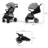 Poussette Grande 2 Moonlight Grey Kinderkraft Produit 7