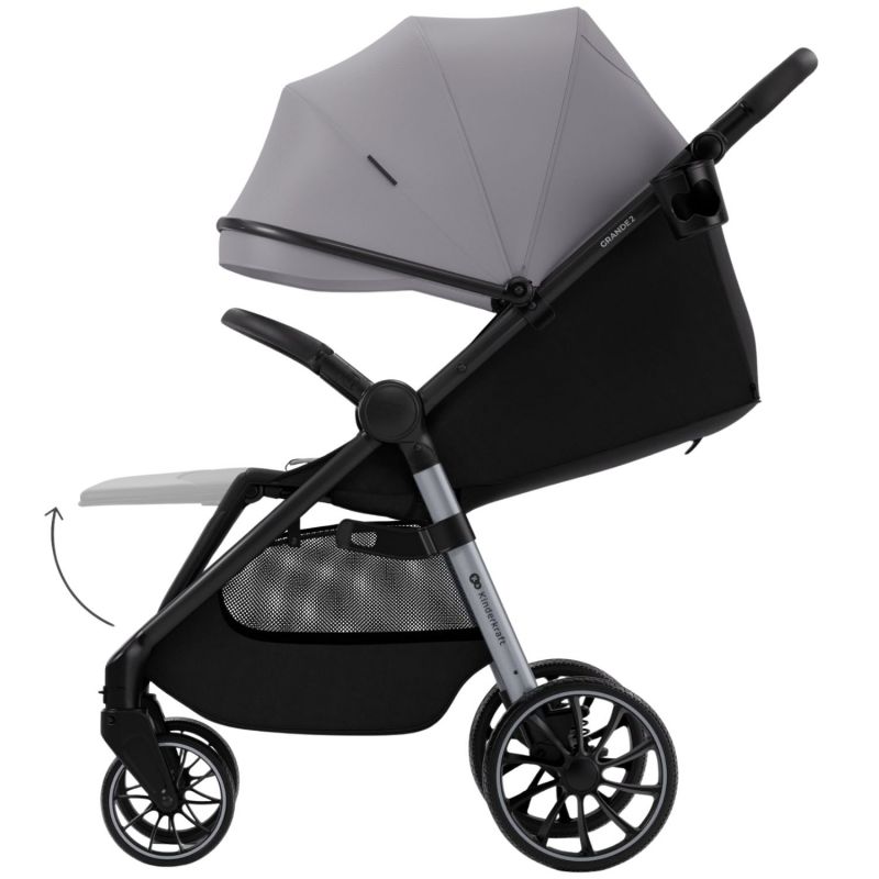 Poussette Grande 2 Moonlight Grey Kinderkraft Produit 4