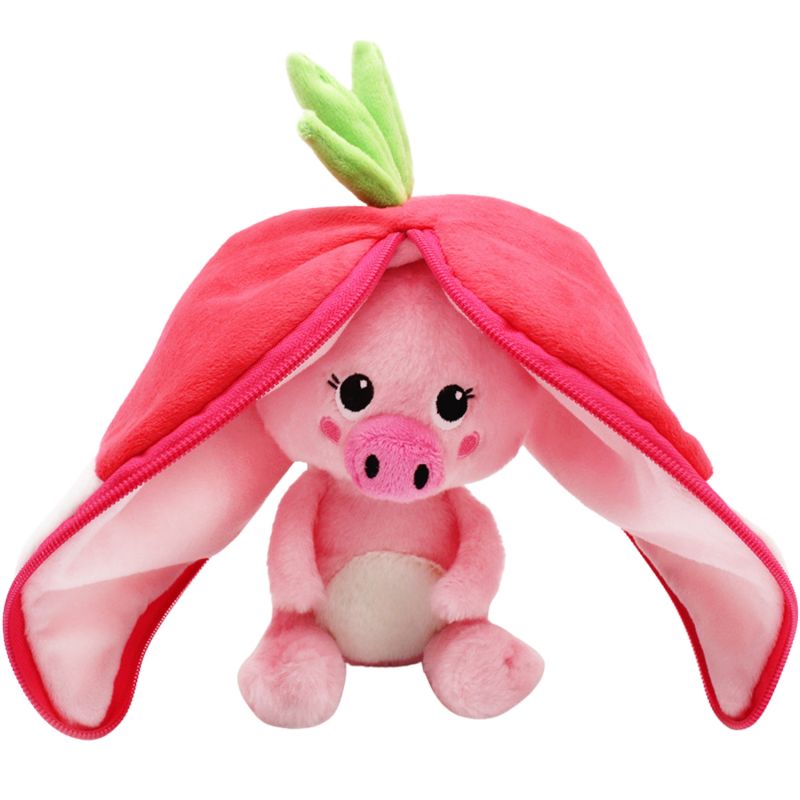 Peluche Les Flipetz Piglet le cochon-radis Les Déglingos Produit 5