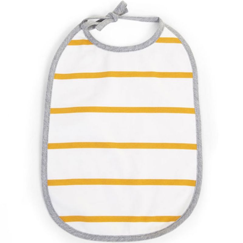 Bavoir à nouer Ochre stripes Childhome