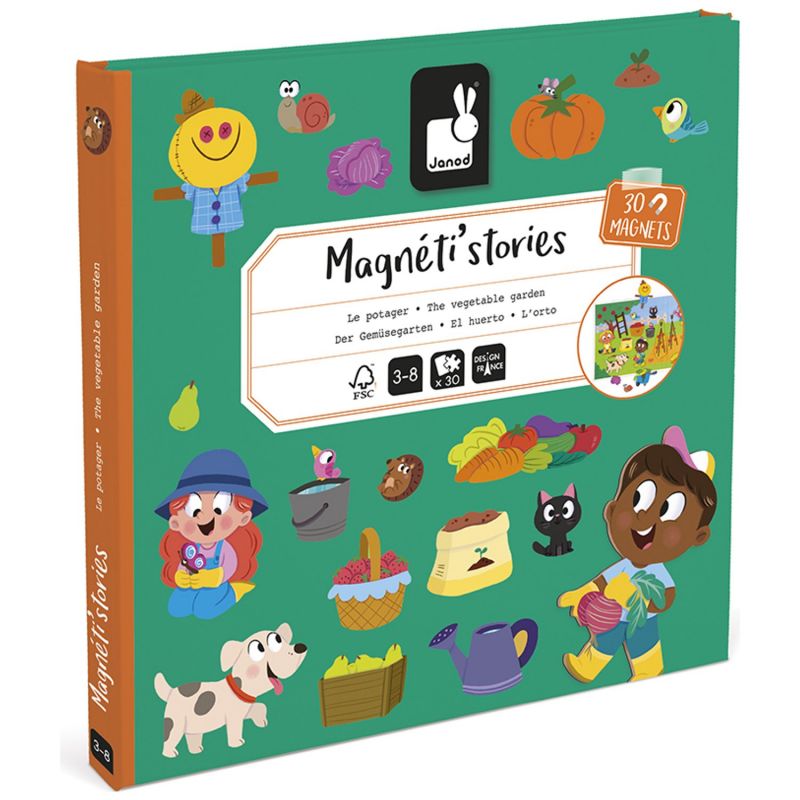Jeu magnétique Magneti'Stories Le Potager Janod Produit 1