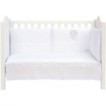 Tour de lit blanc Pur (pour lits 60 x 120 cm et 70 x 140 cm)  par Maison Nougatine