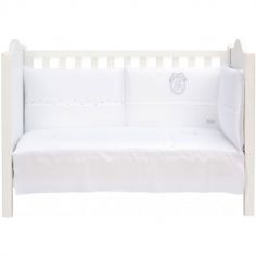 Tour de lit blanc Pur (pour lits 60 x 120 cm et 70 x 140 cm)