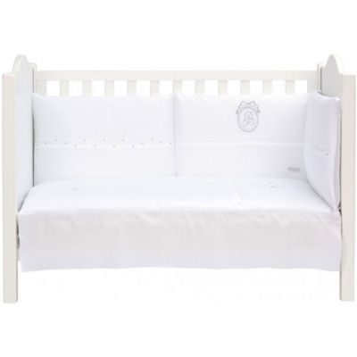Tour de lit blanc Pur (pour lits 60 x 120 cm et 70 x 140 cm)  par Nougatine