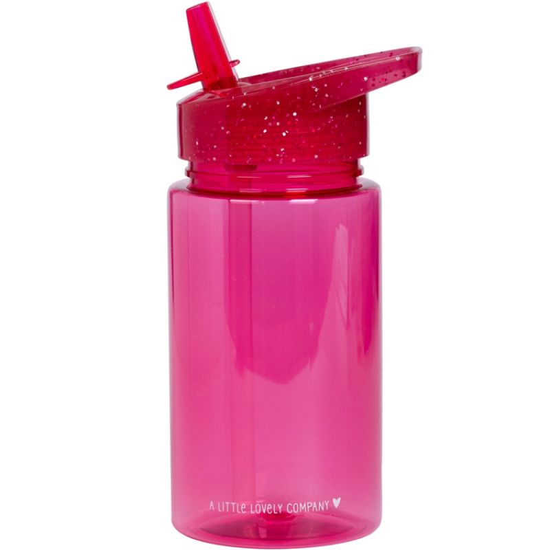 Gourde à paillettes rose (450 ml) A Little Lovely Company